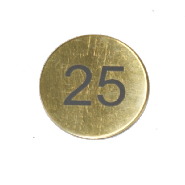 Brass Solid Table Numbers